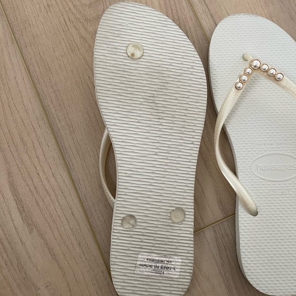 Perfect condition Havaianas with pearls - Picture 4 of 4